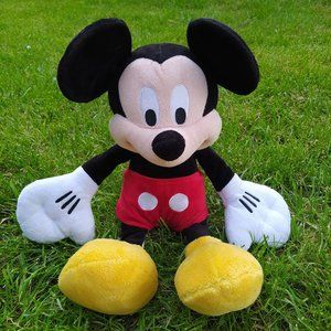 Deluxe Walt Disney Store CLASSIC MICKEY MOUSE 19" Plush Stuffed Animal Original